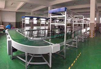 皮带装配流水线