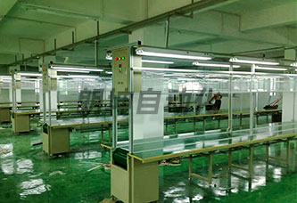 皮带装配流水线