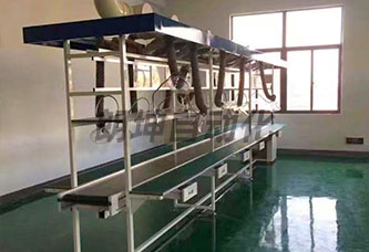 皮带装配流水线