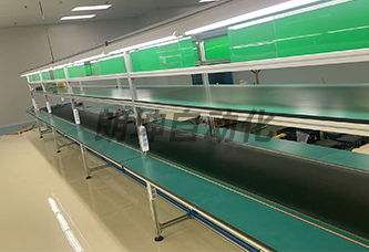 皮带装配流水线