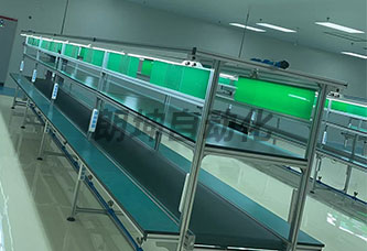 皮带装配流水线