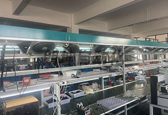 皮带装配流水线