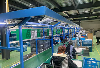 皮带装配流水线