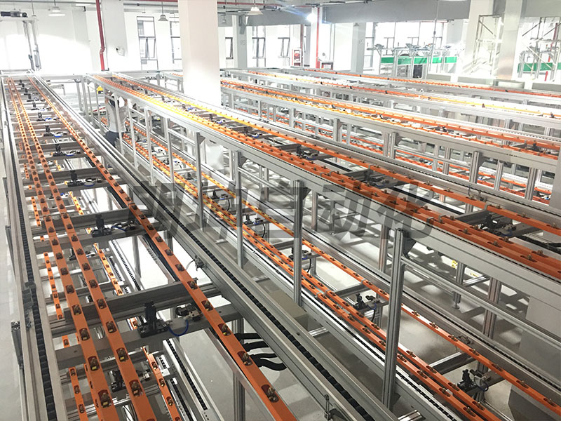 苏州贝茵 三层倍速链老化线