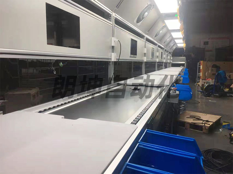 长城汽车 汽车仪表盘双层倍速链组装线