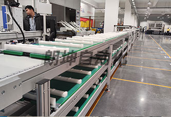 上中下三层循环倍速链输送线