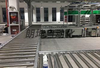 生产烘箱三层倍速链老化线